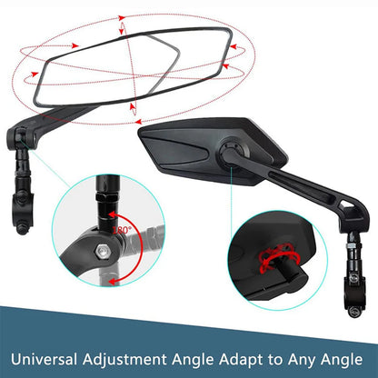 HD Bike Mirrors (2-Pack) – See Every Blind Spot